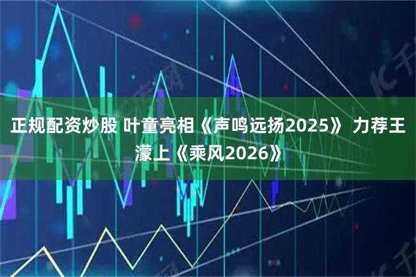 正规配资炒股 叶童亮相《声鸣远扬2025》 力荐王濛上《乘风2026》