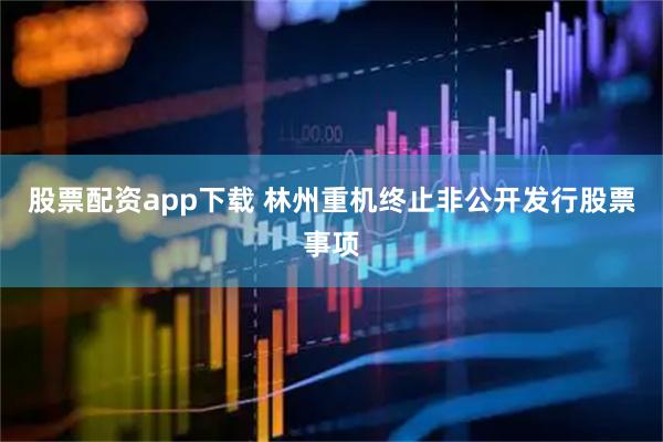 股票配资app下载 林州重机终止非公开发行股票事项